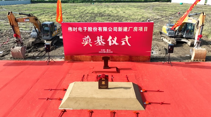 易游电子股份有限公司背光显示模组扩建及智能显示组件新建项目奠基仪式